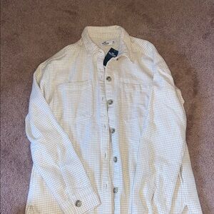 Hollister Beige Checkered Shirt